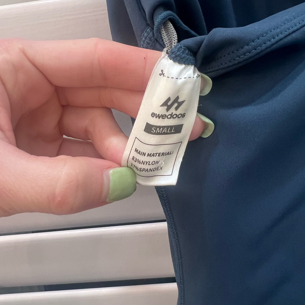 Ewedoos Indigo Tennis Dress Built In Shorts Pocket Small Athletic - Picture 5 of 5